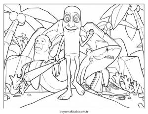 Brainrot boyama sayfası – basit çizim, kolay boyama