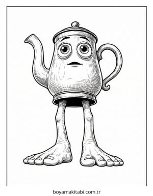 Brainrot boyama sayfası – keyifli zaman, renkli çizimler