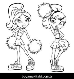 Bratz boyama sayfası – okul öncesi, evde etkinlik