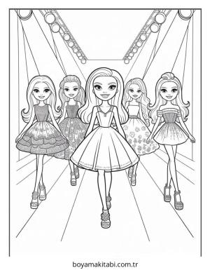 Bratz boyama sayfası – ücretsiz yazdır, boyama etkinliği
