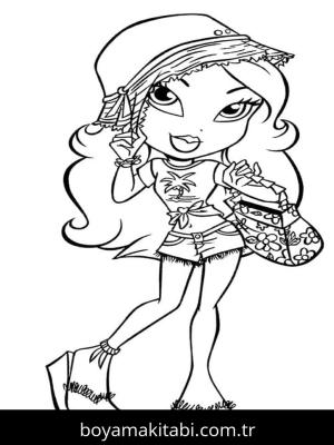 Bratz boyama sayfası – evde etkinlik, ücretsiz yazdır