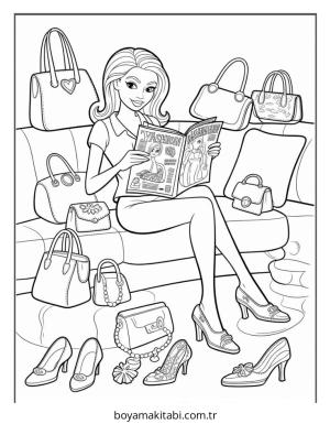 Bratz boyama sayfası – ücretsiz yazdır, boyama etkinliği