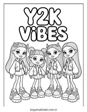 Bratz boyama sayfası – okul öncesi, evde etkinlik