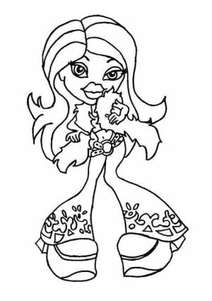 Bratz boyama sayfası,  coloring page, Yazdırılabilir Bratz, 