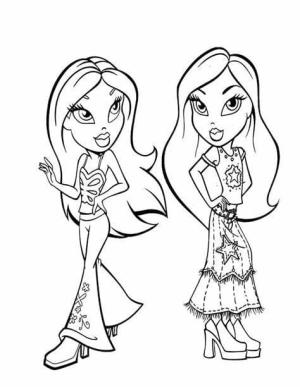 Bratz boyama sayfası,  coloring page, Bratz Görüntü HD, 