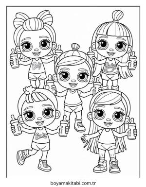 Bratz boyama sayfası – ücretsiz yazdır, boyama etkinliği