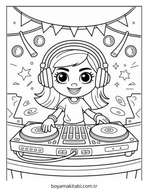 Bratz boyama sayfası – evde etkinlik, ücretsiz yazdır