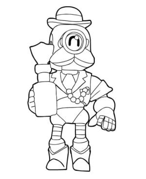 Brawl Stars boyama sayfası, Brawl Stars coloring page, Brawl Stars Barley’i çiz, 