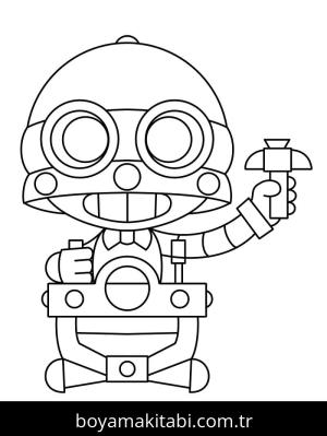 Brawl Stars boyama sayfası – eğitici aktivite, yaratıcılık