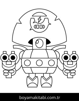 Brawl Stars boyama sayfası – keyifli zaman, renkli çizimler