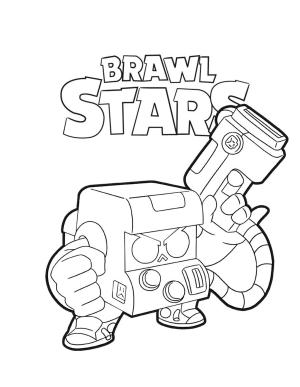 Brawl Stars boyama sayfası, Brawl Stars coloring page, , 