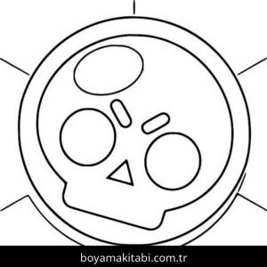 Brawl Stars boyama sayfası – boyama çalışması, yaratıcılığı geliştirir