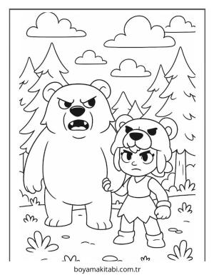 Brawl Stars boyama sayfası – keyifli zaman, renkli çizimler