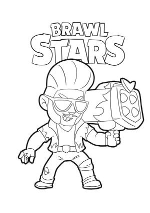 Brawl Stars boyama sayfası, Brawl Stars coloring page, , 