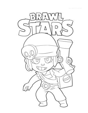 Brawl Stars boyama sayfası, Brawl Stars coloring page, , 