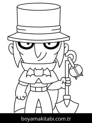 Brawl Stars boyama sayfası – boyama etkinliği, çocuk aktivitesi
