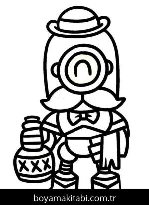 Brawl Stars boyama sayfası – okul öncesi, evde etkinlik