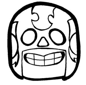 Brawl Stars boyama sayfası, Brawl Stars coloring page, Brawl Stars’ta El Primo’yu çizin, 