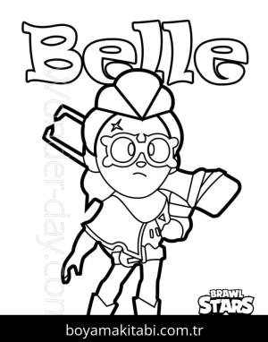Brawl Stars boyama sayfası – çocuk aktivitesi, PDF indir