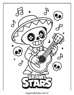 Brawl Stars boyama sayfası – evde etkinlik, ücretsiz yazdır