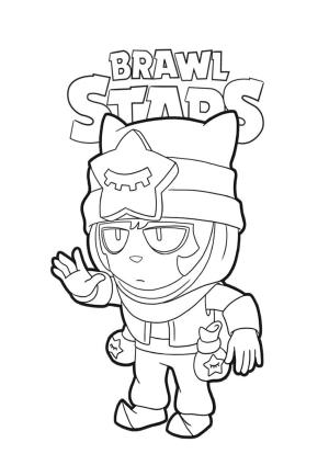 Brawl Stars boyama sayfası, Brawl Stars coloring page, , 