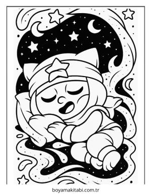 Brawl Stars boyama sayfası – el becerilerini geliştirir, boyama çalışması