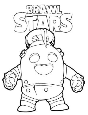 Brawl Stars boyama sayfası, Brawl Stars coloring page, , 