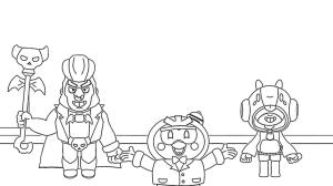 Brawl Stars boyama sayfası, Brawl Stars coloring page, Komik Brawl Stars çiz, 