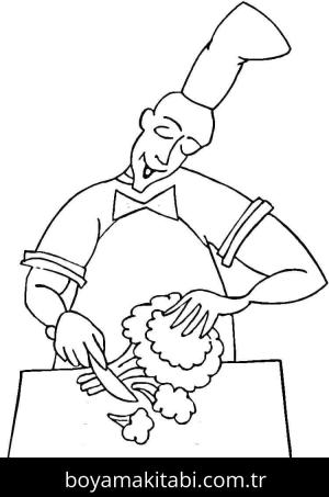 Brokoli boyama sayfası – ücretsiz yazdır, boyama etkinliği