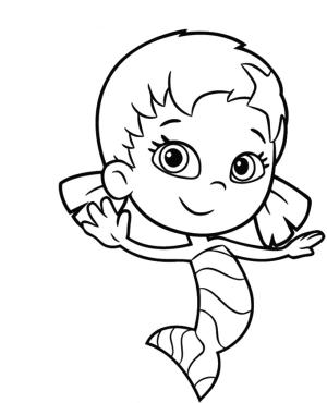 kabarcık lepistesler boyama sayfası,  coloring page, Güzel Oona, 