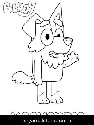 Buey boyama sayfası – kolay boyama, eğitici aktivite