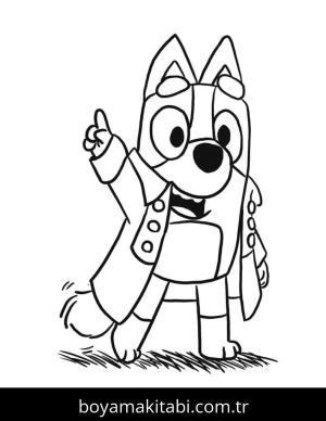 Buey boyama sayfası – sevimli karakter, sanatsal çalışma