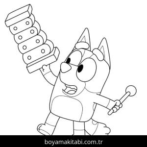 Buey boyama sayfası – çocuk aktivitesi, PDF indir