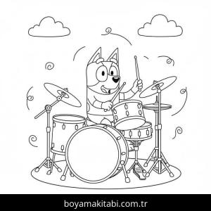 Buey boyama sayfası – el becerilerini geliştirir, boyama çalışması