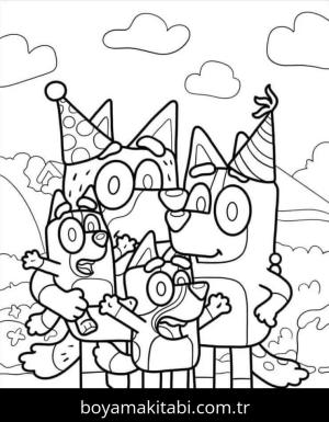 Buey boyama sayfası – çocuklar için, çizgi film temalı