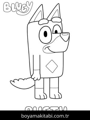 Buey boyama sayfası – sanatsal çalışma, çocuklar için