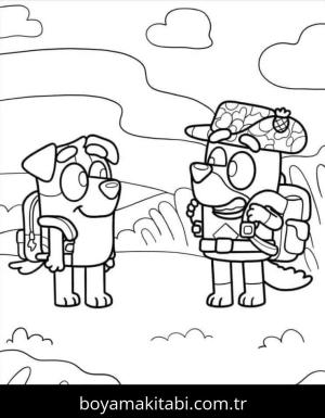 Buey boyama sayfası – basit çizim, kolay boyama