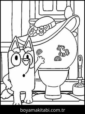 Buey boyama sayfası – eğlenceli etkinlik, el becerilerini geliştirir