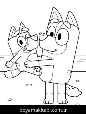 Buey boyama sayfası – PDF indir, sevimli karakter