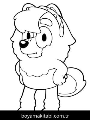 Buey boyama sayfası – sanatsal çalışma, çocuklar için