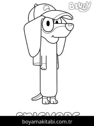 Buey boyama sayfası – yaratıcılık, eğlenceli etkinlik