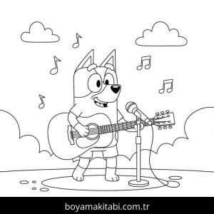 Buey boyama sayfası – renkli çizimler, okul öncesi