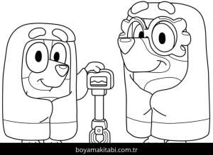 Buey boyama sayfası – el becerilerini geliştirir, boyama çalışması