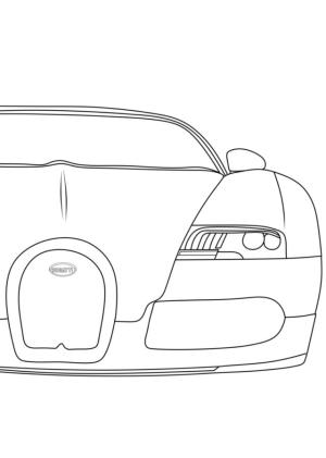 Bugatti boyama sayfası,  coloring page, Bugatti’yi boyamak için resim, 