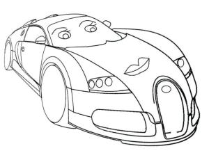 Bugatti boyama sayfası,  coloring page, Tatlı Bugatti, 