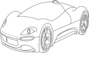 Bugatti boyama sayfası,  coloring page, Çocuklar için Bugatti boyama sayfası, 