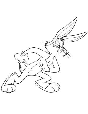 Bugs Bunny boyama sayfası,  coloring page, Kızgın Bugs Bunny, 