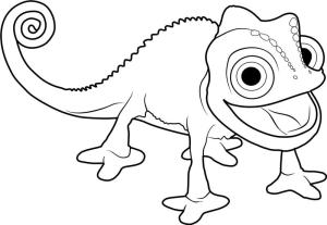 Bukalemunlar boyama sayfası,  coloring page, Bukalemun Eğlencesi, 