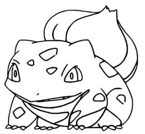 Bulbasaur boyama sayfası,  coloring page, 2 yaşındaki çocuklar için Bulbasaur, 