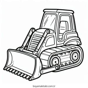 Buldozer Boyama